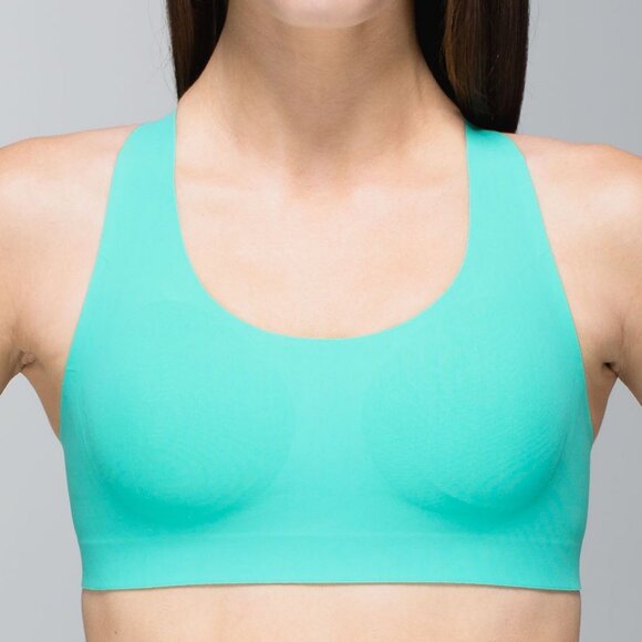 Lululemon Bitty Bracer Sports Bra (B-C cup) In Bali Breeze / Black Size 32A - Picture 2 of 8